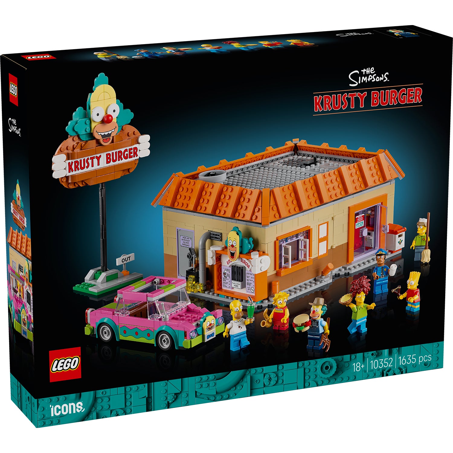 THE SIMPSONS KRUSTY The Clown Jack in The Musical Rocker Box THE SIMPSONS KRUSTY The Clown Jack in The Musical Rocker Box