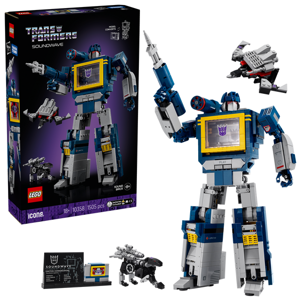 LEGO® ICONS™ Transformers: Soundwave