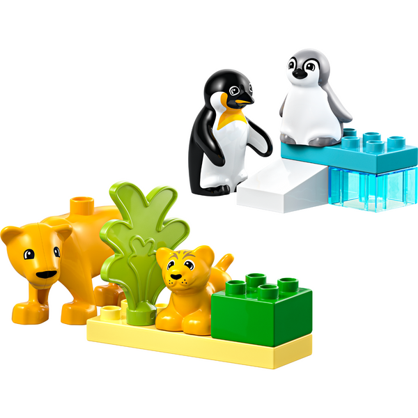 LEGO® DUPLO™ Wild Animal Families: Penguins & Lions