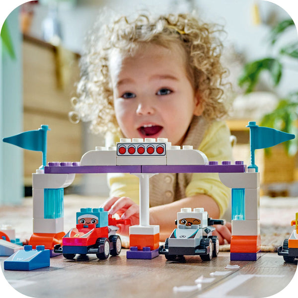 LEGO® DUPLO® Town F1® Team Race Cars & Drivers