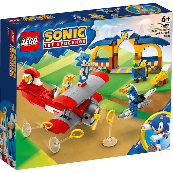 LEGO® Sonic the Hedgehog™ Tails Workshop and Tornado Plane