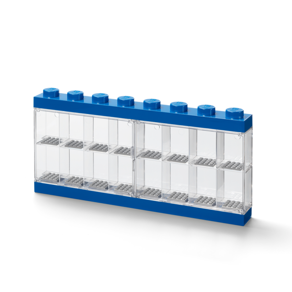 LEGO 16-Minifigure Display Case - Blue