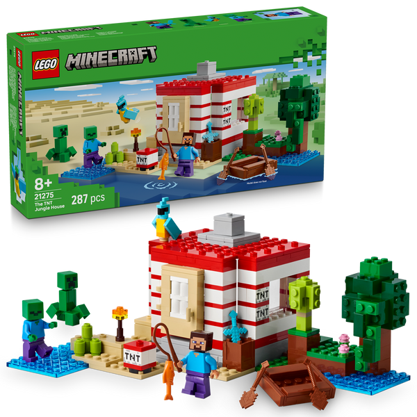 LEGO® Minecraft® The TNT Jungle House