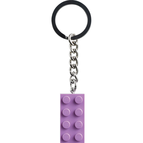 LEGO® Keyring 2x4 Stud – Lavender
