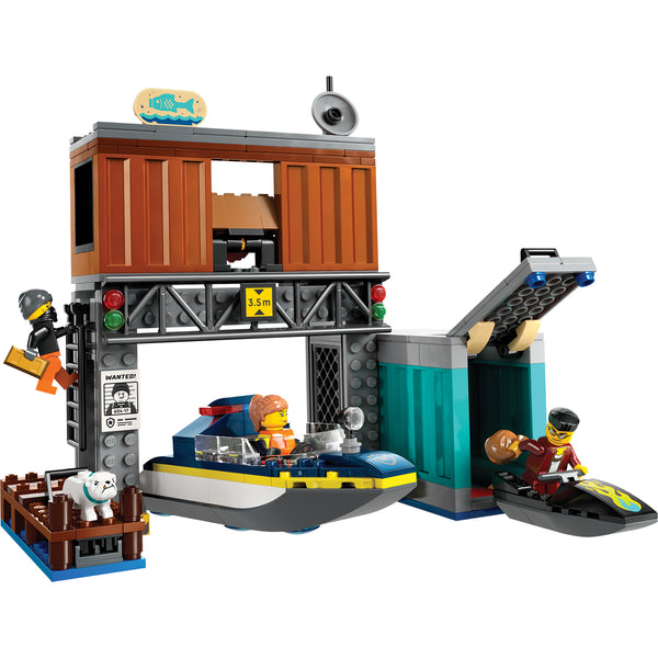LEGO® City Police Speedboat and Crooks’ Hideout