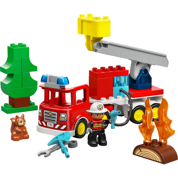 LEGO® DUPLO® Town Fire Truck with Hose and Firefighter