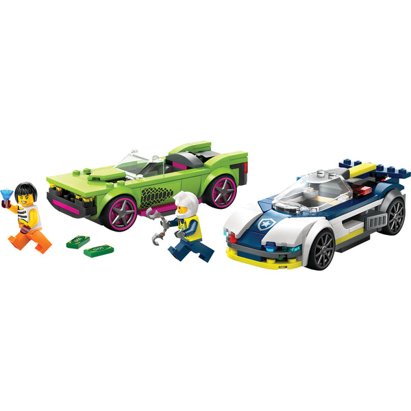 LEGO® City Police Car and Muscle Car Chase