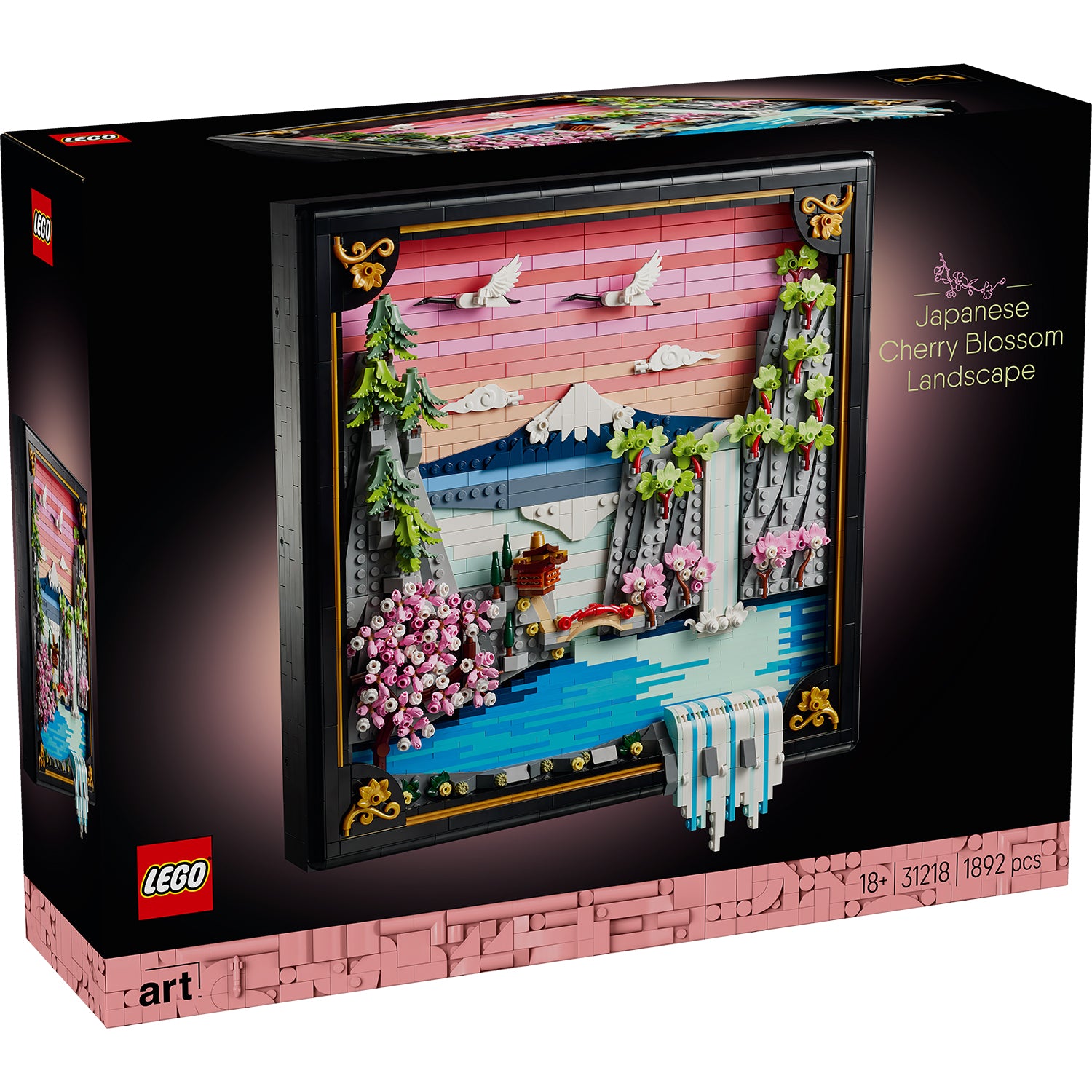 ３点セット 新品 Japanese Cherry Blossom 3本セット LEGO® Art Japanese Cherry Blossom Landscape – AG LEGO® Certified