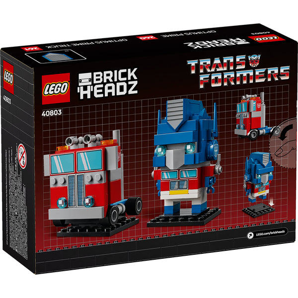 LEGO® BrickHeadz™ Transformers Optimus Prime Robot & Vehicle