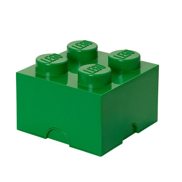 LEGO Storage Brick 4 Stud - Dark Green