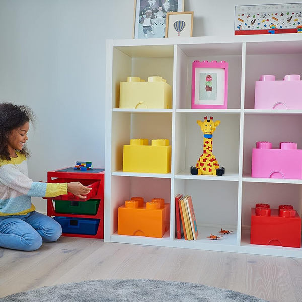 LEGO Storage Brick 4 Stud - Orange