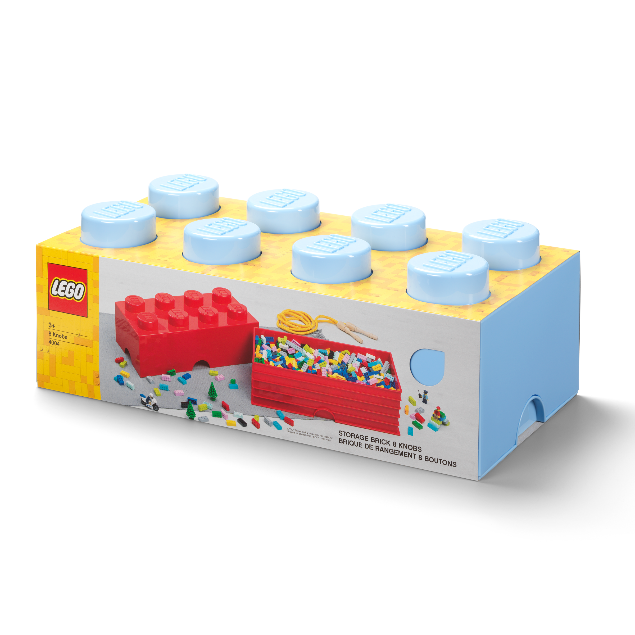 LEGO Storage Brick 8 Light Royal Blue AG LEGO® Certified Stores