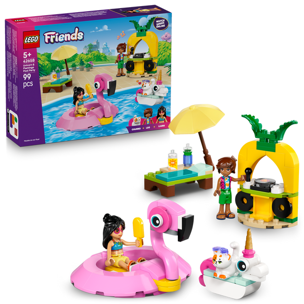 LEGO® Friends™ Unicorn & Flamingo Pool Party