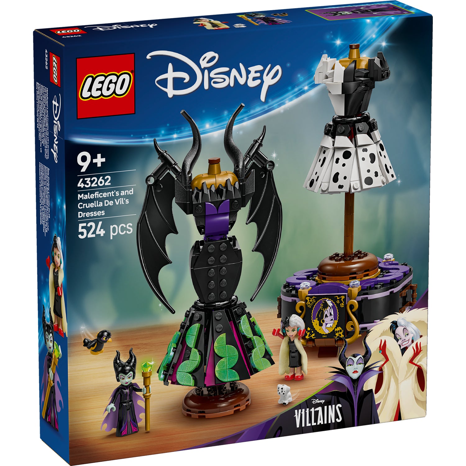 LEGO® Disney™ Villains Maleficent’s and Cruella De Vil’s Dresses – AG