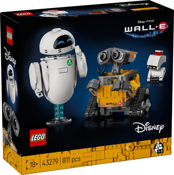 LEGO® Disney and Pixar WALL-E and EVE