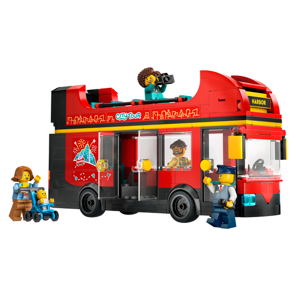 LEGO® City Red Double-Decker Sightseeing Bus