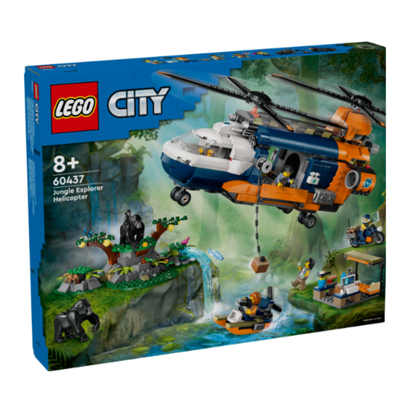 LEGO® City Jungle Explorer Helicopter at Base Camp