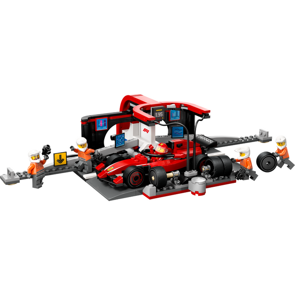 LEGO® City F1® Pit Stop & Pit Crew with Ferrari Car