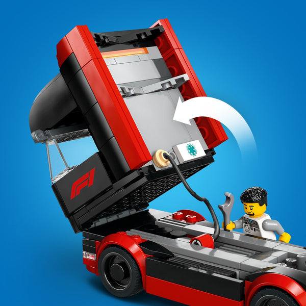 LEGO® City F1® Truck with RB20 & AMR24 F1® Cars