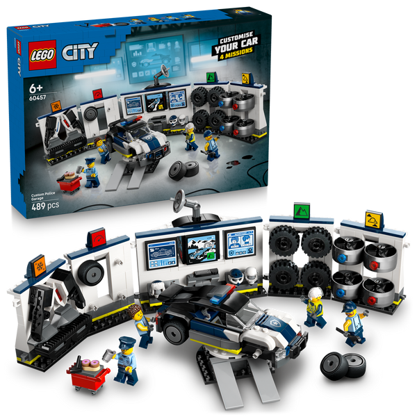 LEGO® City Custom Police Car Garage