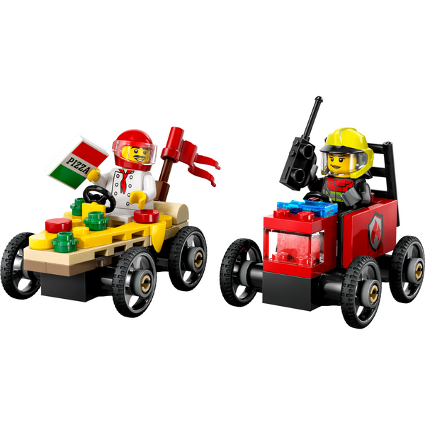 LEGO® City Pizza vs. Fire Truck Race Car Pack