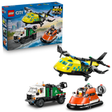 LEGO® City Airplane, Service Truck & Hovercraft Remix