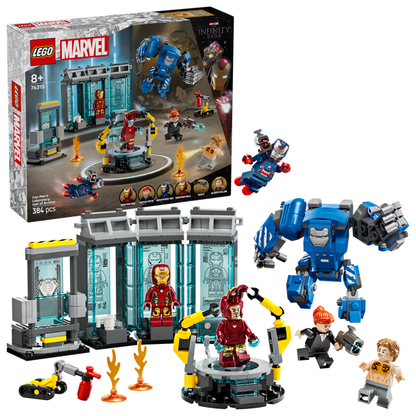 LEGO® Marvel Iron Mans Laboratory: Hall of Armor
