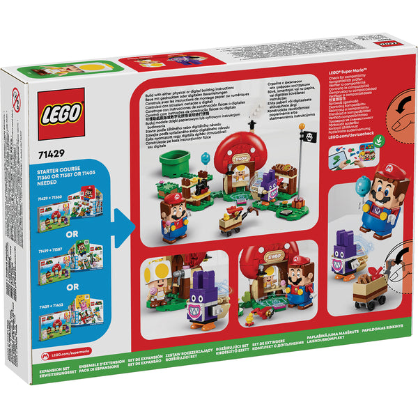 LEGO® Super Mario™ Nabbit at Toad’s Shop Expansion Set