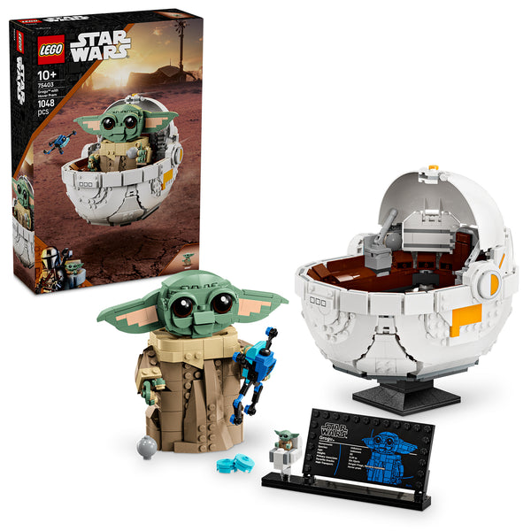 LEGO® Star Wars™ Grogu™ with Hover Pram