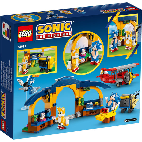 LEGO® Sonic the Hedgehog™ Tails Workshop and Tornado Plane