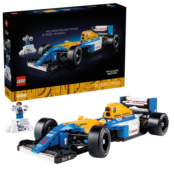 LEGO® Icons Williams Racing FW14B & Nigel Mansell