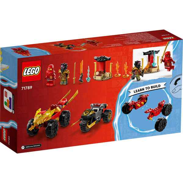 LEGO® NINJAGO® Kai and Ras’s Car and Bike Battle