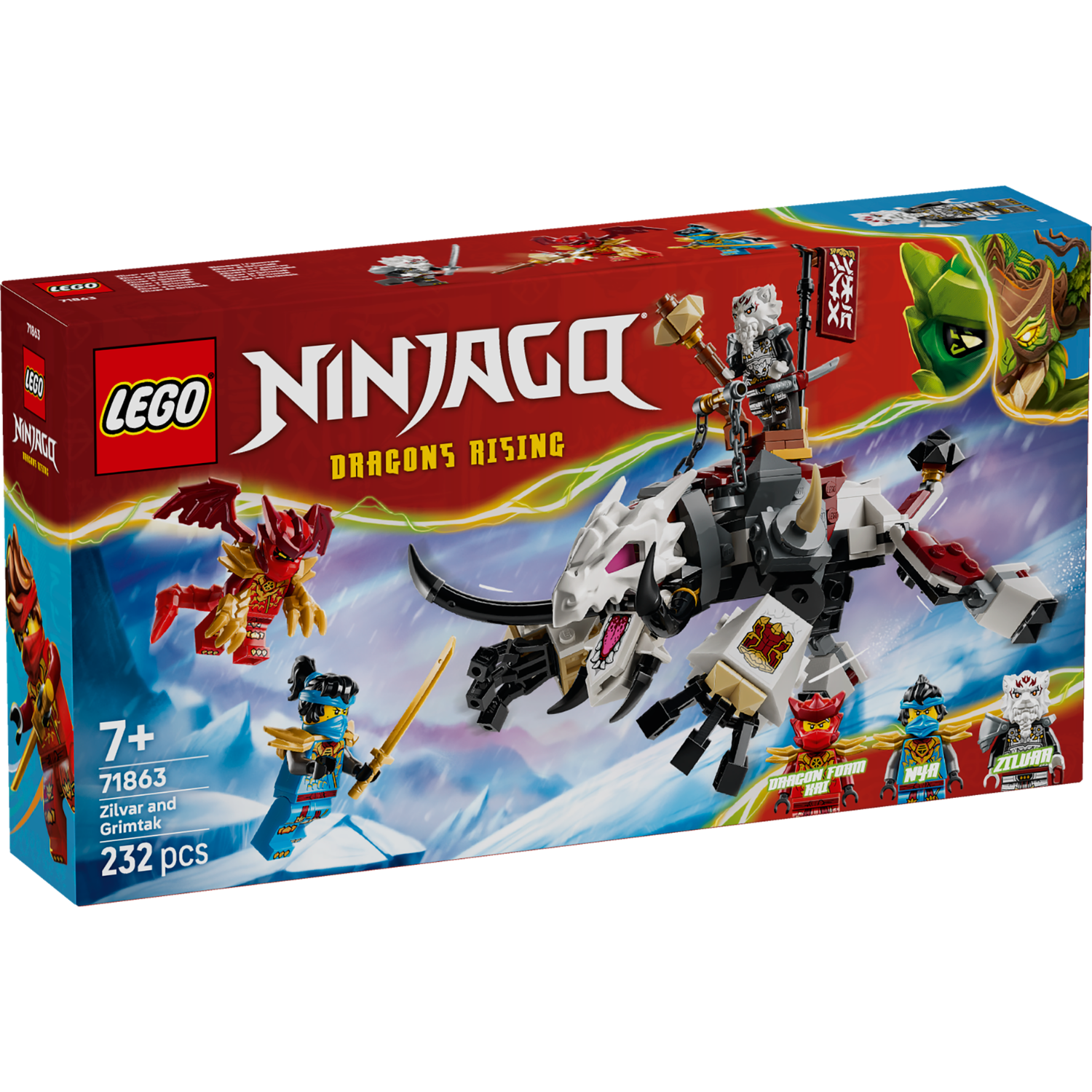 LEGO® NINJAGO® Zilvar and Grimtak the Dragon Beast – AG LEGO