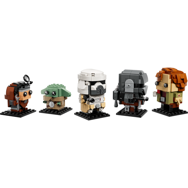 LEGO® Star Wars™ BrickHeadz™ The Mandalorian and Grogu: Allies & Villains