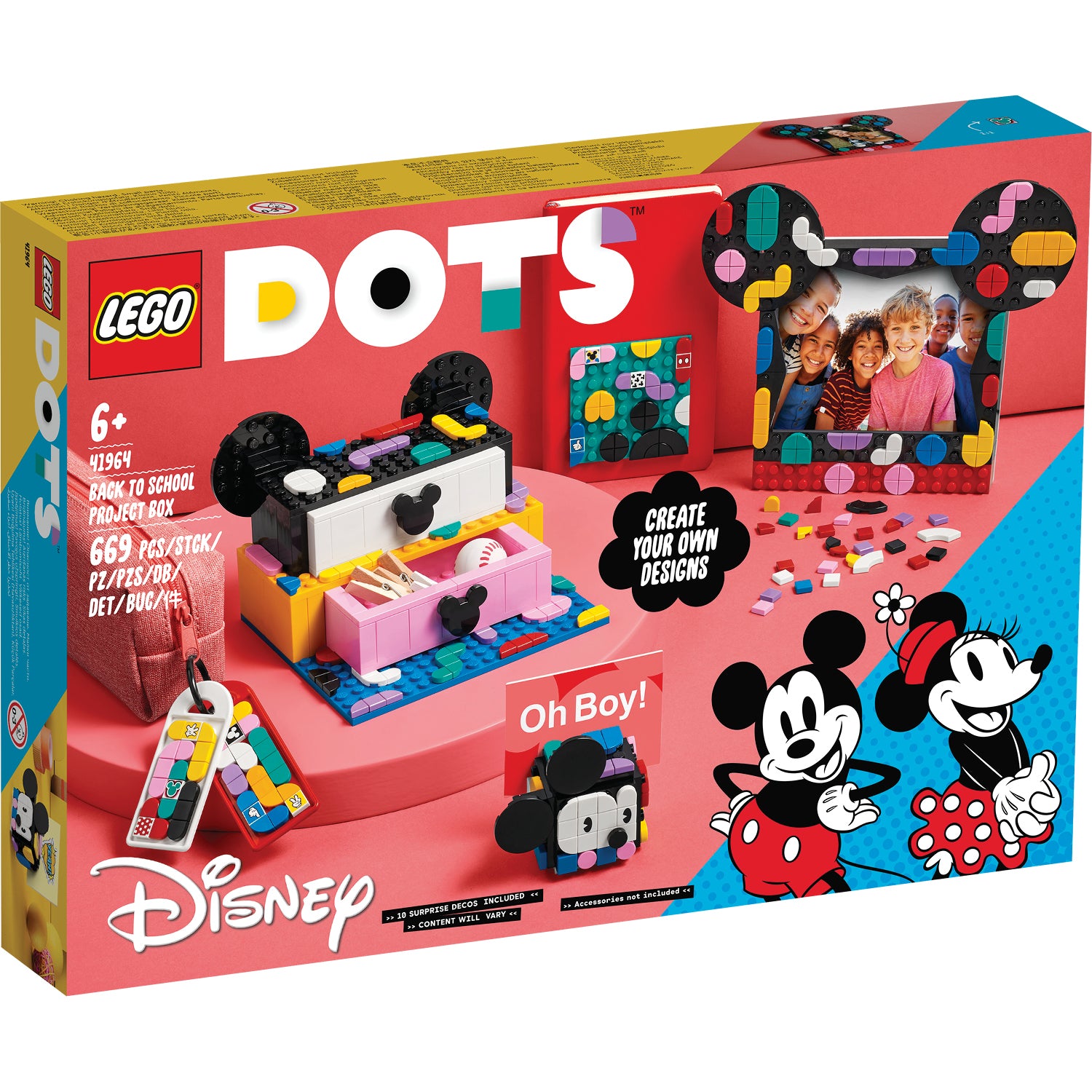 LEGO® DOTS™ Disney™ Mickey Mouse & Minnie Mouse Back-to-School