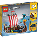 LEGO® Creator 3-in-1 Viking Ship and the Midgard Serpent