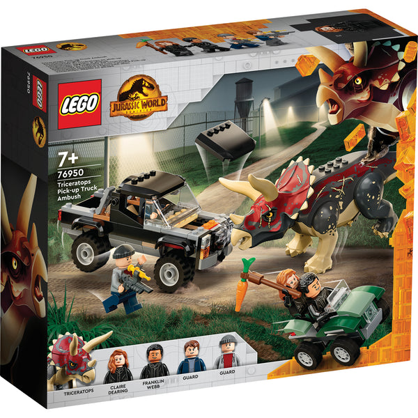 LEGO® Jurassic World Triceratops Pickup Truck Ambush
