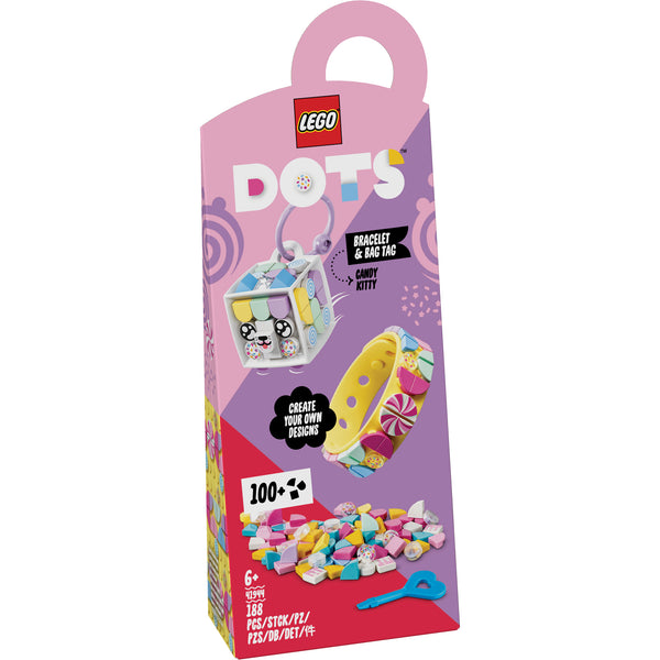 LEGO® DOTS™ Candy Kitty Bracelet & Bag Tag