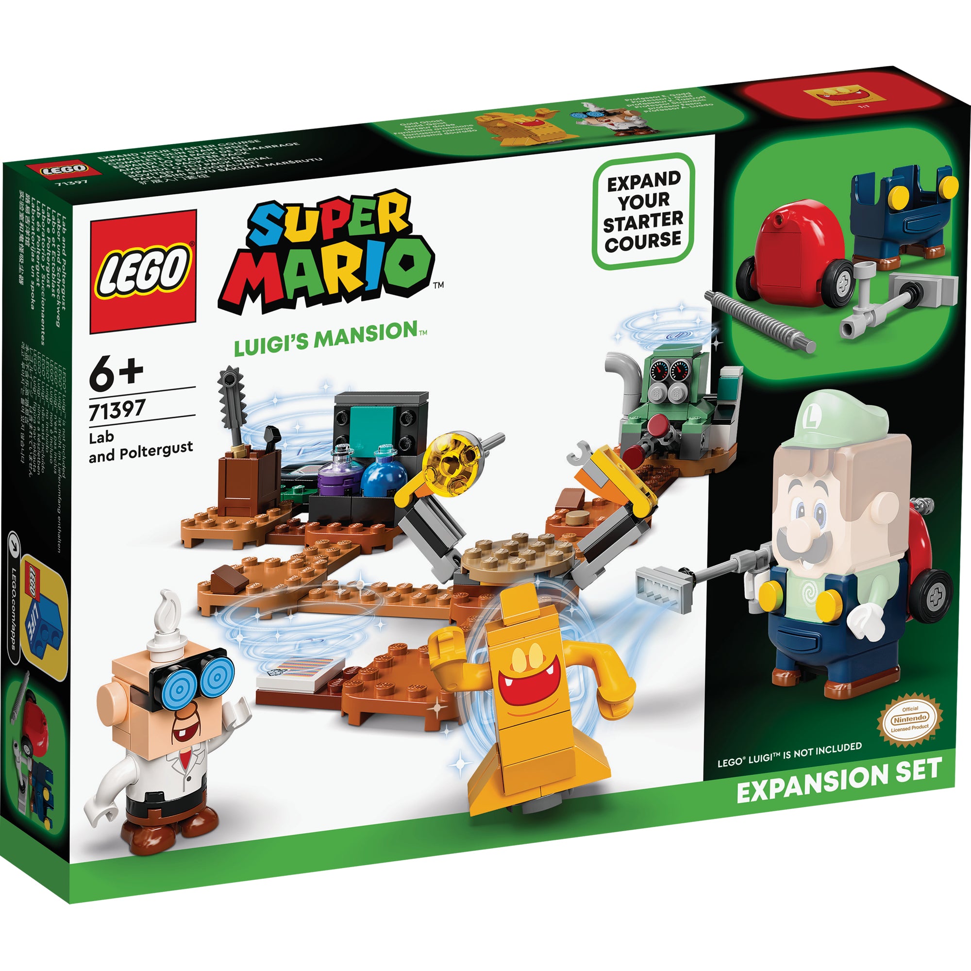LEGO® Super Mario™ Luigi’s Mansion™ Lab and Poltergust Expa
