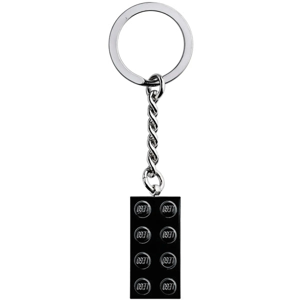 LEGO® Keyring 2x4 Stud – Black