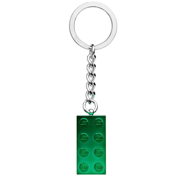 LEGO® Keyring 2x4 Stud – Green