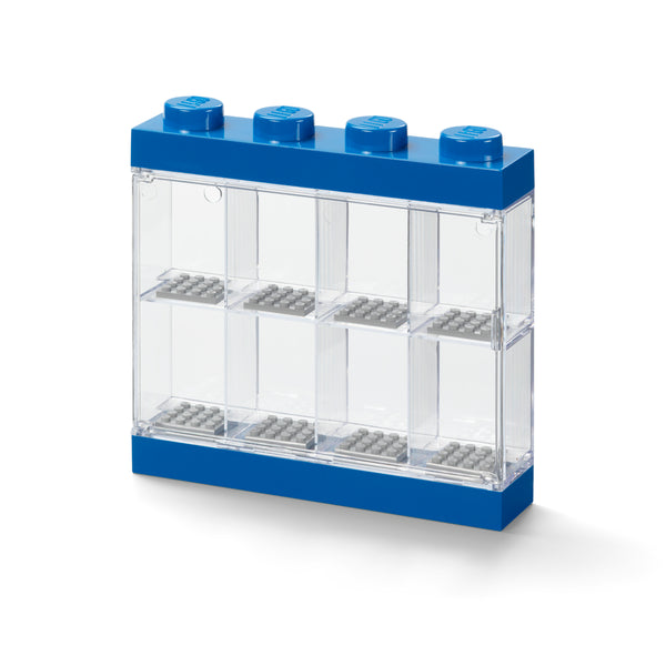 LEGO® 8-Minifigure Display Case - Blue