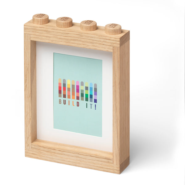 LEGO Wooden Picture Frame - Light Oak