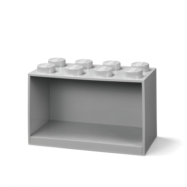 LEGO® 8-Stud Brick Shelf - Medium Stone Grey