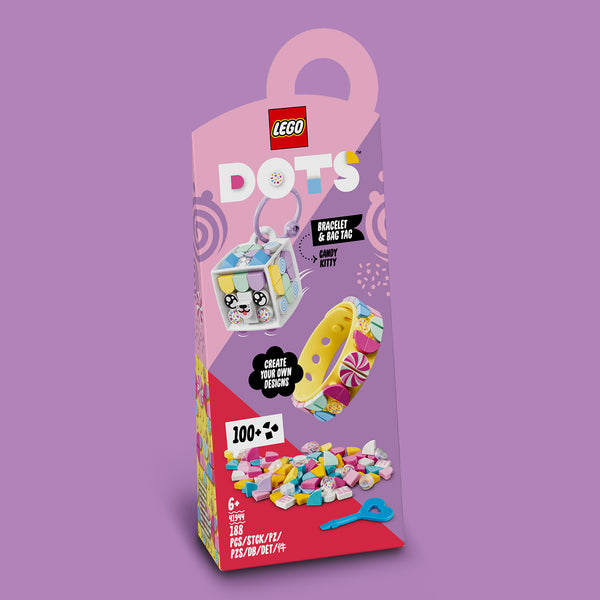 LEGO® DOTS™ Candy Kitty Bracelet & Bag Tag