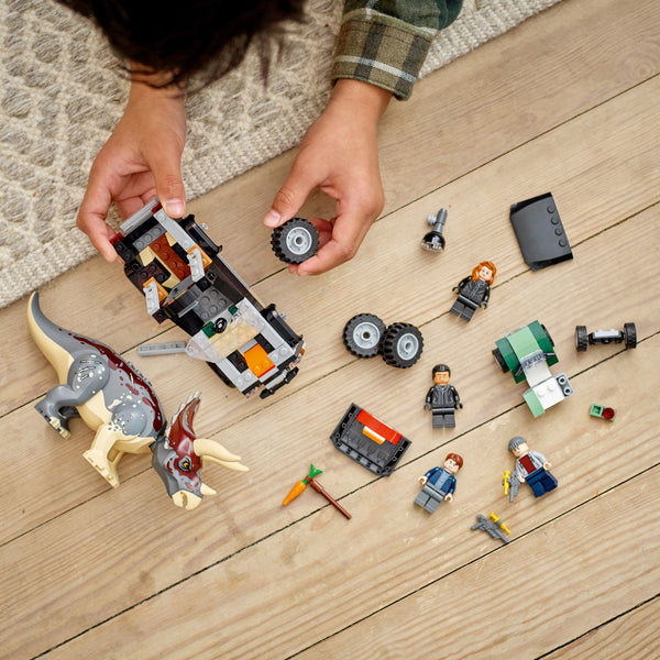 LEGO® Jurassic World Triceratops Pickup Truck Ambush