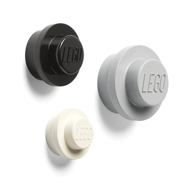 LEGO Wall Hanger Set of 3 - Greyscale