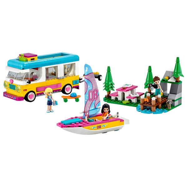 LEGO® Friends™ Forest Camper Van and Sailboat