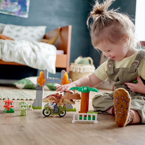 LEGO® DUPLO™ T. rex and Triceratops Dinosaur Breakout