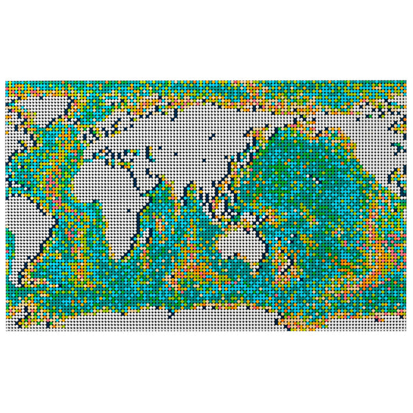 LEGO® Art World Map